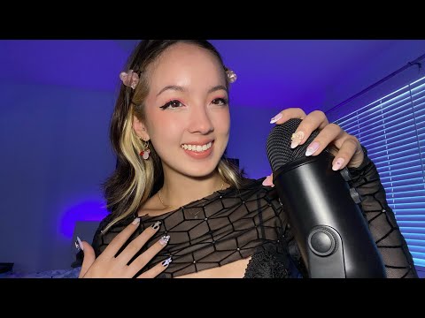 ASMR | Peace and Chaos + alternating fast and slow mic scratching, mic pumping, and mic rubbing