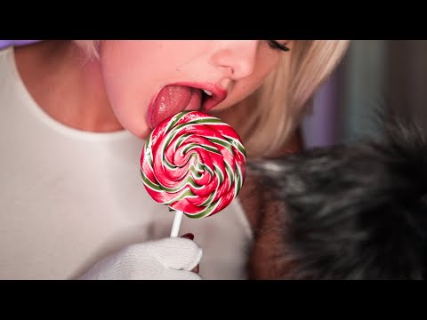Lollipop ASMR Licking and Kissing - Slow to Intense