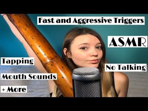 ASMR Fast and Aggressive Triggers 🌟 No Talking | Tapping | Mouth Sounds | Mic Scratching