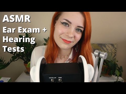 ASMR Ear Examination + Hearing Tests | Soft Spoken Medical RP