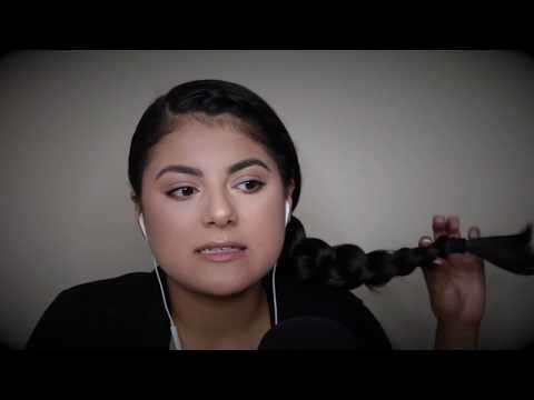 ASMR Hair Tutorial: Brushing, Stroking, Braiding | Amy Ali ASMR