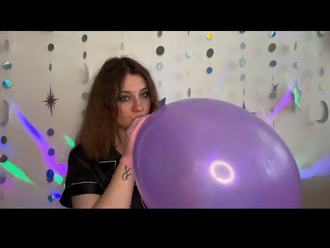 ASMR | Popping HUGE Punching Balloons Under Arm | Gloves and Squeaky Sounds 🥰