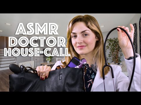 ASMR Doctor Exam Whisper Roleplay (your Dr. best friend does a house call)