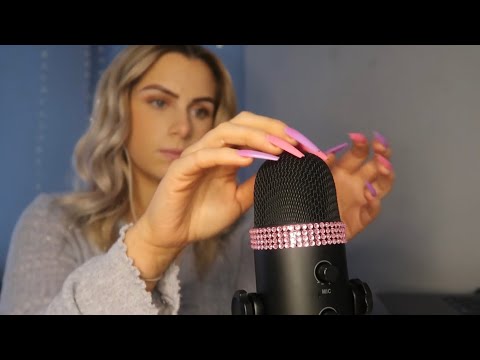 ASMR mic tapping & scratching for relaxation!