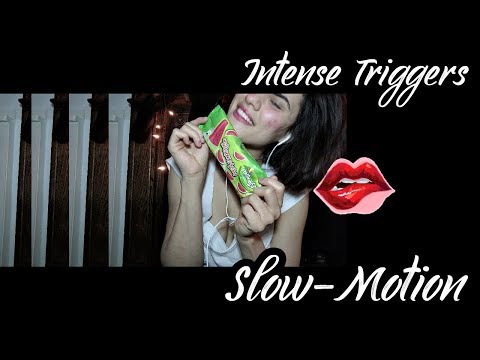 [ASMR] ICE-CREAM SLOW-MOTION ~ MOUTH SOUNDS ~ RELAXING TRIGGERS