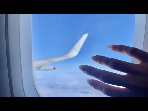 ASMR EN UN AVIÓN ✈️ 1 min Asmr in an Airplane