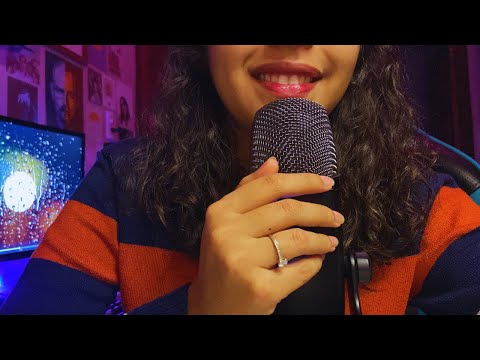 ASMR | LENDO ATE VOCÊ DORMIR + BARULHO DE CHUVA