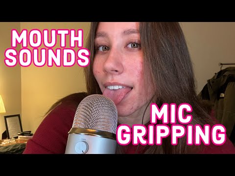 ASMR | Mouth Sounds, Mic Gripping, Cupped Mouth Sounds