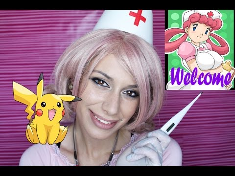 ASMR Nurse Joy | Pokemon Roleplay | Unintelligible Whispers