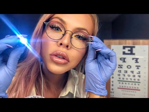 ASMR 🔎 EYE DOCTOR EXAM & FRAMES FITTING FOR YOUR FACE SHAPE (ROLEPLAY)