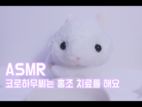 [한국어 ASMR , ASMR Korean] 코로하무씨는 홍조 치료를 해요 | Skin care & Massage for Korohamu | 인형 롤플레이