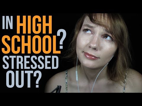 ASMR POSITIVE AFFIRMATIONS ~ High School Stress