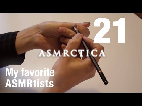 My favorite ASMR Artists Ramble - Soft Spoken, Hand movements, Graphite pencil on nails