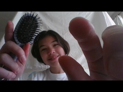 ASMR Personal Attention (Brushing Your Hair & Plucking/Smudging Away Negative Energy)