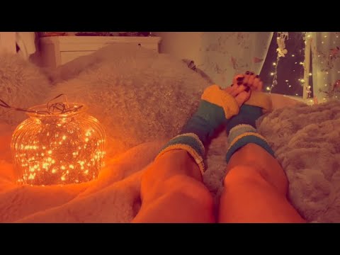 ASMR my favourite holey socks, a quick foot rub and some giggles - terribly lo-fi