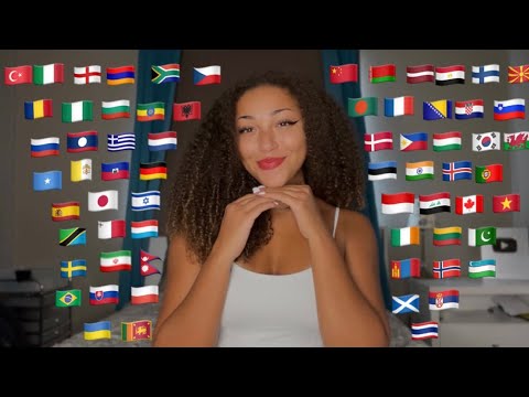 ASMR In 70 DIFFERENT LANGUAGES! 🌎😮 (Find YOUR Language!)