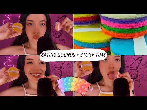 STORY TIME + ¿C0miendo papel? 😳💗 | Andrea ASMR 🦋