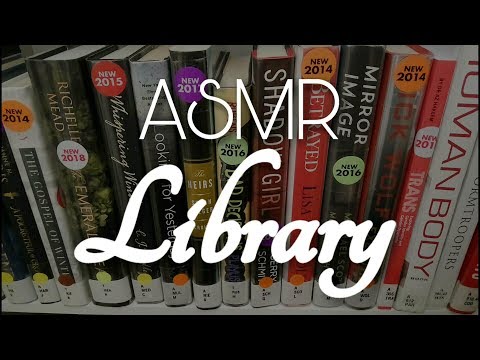 *Whisper* ASMR Librarian Role Play (Typing, Dust Covers)
