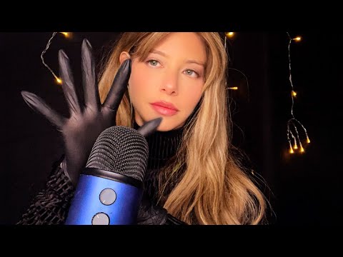 Part ✌️- Spit painting YOU [ASMR] ✨(no talking, close up) w/ medical gloves & satisfying triggers