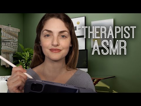 ASMR | Your First Therapy Appointment (asking you questions)