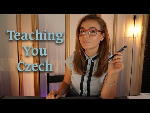 ASMR Teaching You Basics of Czech Language | Soft spoken, writing