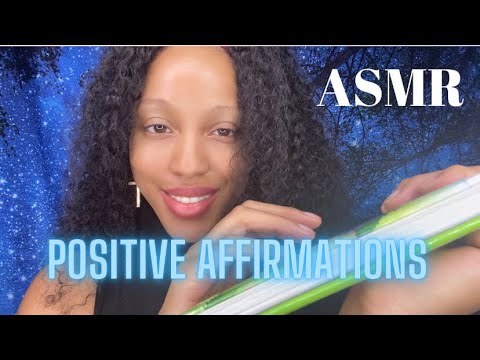 ASMR POSITIVE AFFIRMATIONS FOR SLEEP | POSITIVE THINKING FOR SELF HEALING (looped)with music 💤 #asmr