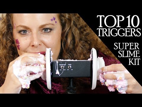 Corrina's Top 10 ASMR Triggers For Tingles! Plus Super Slime Kit!