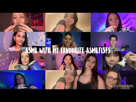 ASMR With My favourite ASMRtists!! 🤍 asmr with friends