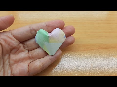 Very easy origami heart shaped For this valentine's day