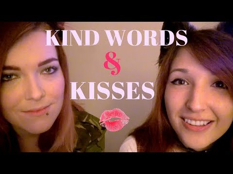 ASMR - LOVELY TWIN KISSES ~ Kind Words & Kisses for You! ft. IndigoStars ASMR ~