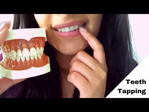ASMR Teeth Tapping (soft whisper)