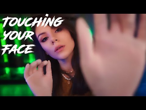 ASMR Touching your Face 💎 Latex Gloves, No Talking