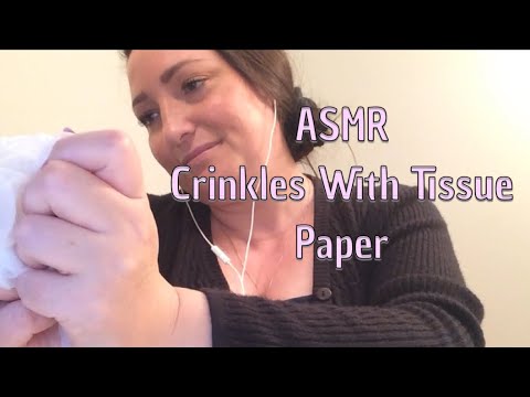 ASMR Crinkles With Tissue Paper