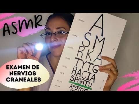 Examen de NERVIOS CRANEALES 🧠| ASMR en español | ASMR Kat
