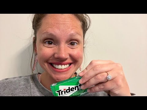 ASMR - Soft Spoken Ramble with Gum Chewing
