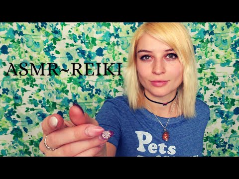 ASMR Reiki - Reverse Stress Plucking and Pulling [Whispering ,Tapping, Hand Movements]