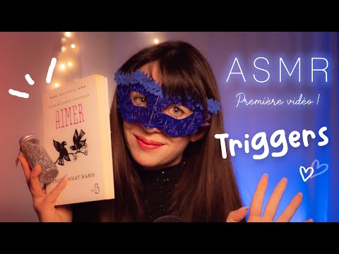 ASMR FRANÇAIS | Ma première vidéo asmr - Triggers (sleep🌙)