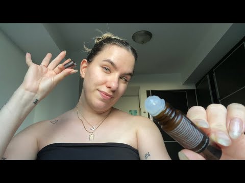 ASMR headache relief massage and energy pulling