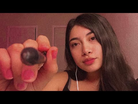 ASMR | 5 mins of stippling your face w/ mouth sounds