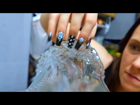 ASMR Glass Tapping With Visual Triggers | No Talking