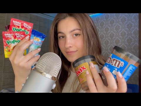 Asmr eating sweets in 1 minute