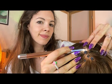ASMR - School Nurse Checks Your Hair For Lice (YOU ARE INFESTED!)