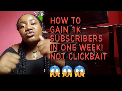 How to get 1k subscribers in 1 week| For new youtubers!