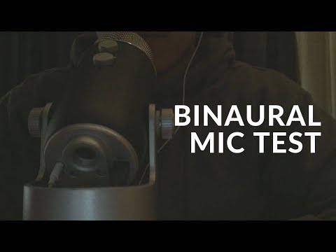 [ASMR] Whispered Binaural Ear to Ear Mic Test