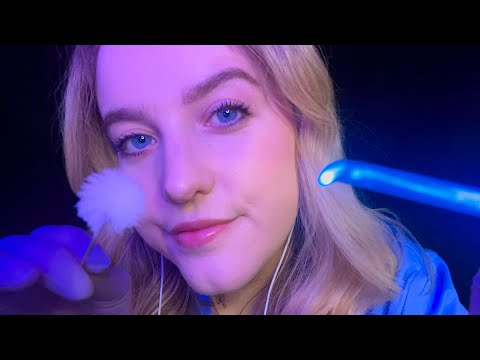 ASMR | Follow my instructions, There is something in your eyes 👀 [Lights, Gloves & Dark Room]