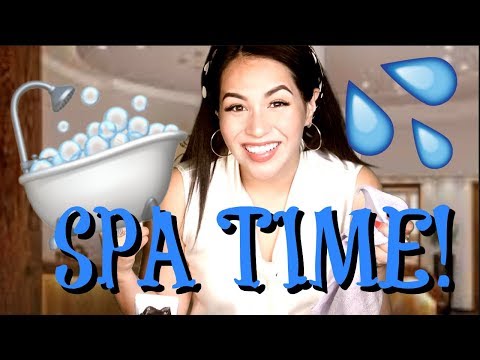 ASMR🖤SPA ** RELAXING PAMPERING DAY