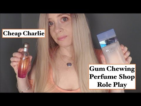 [ASMR] Gum Chewing Psycho Perfume Store Role Play | Your First Day of Work