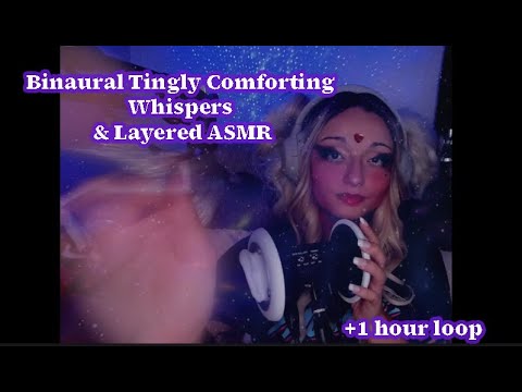 Binaural Tingly Comforting Whispers & Layered ASMR