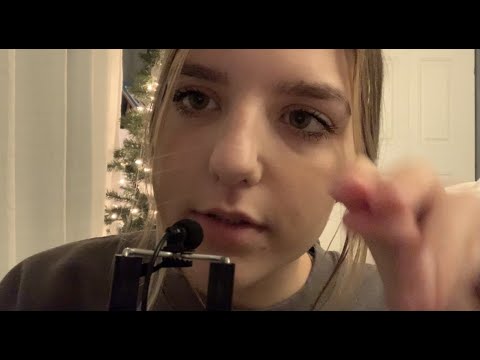 ASMR || I got a microphone !! tapping, scratching, & whispers