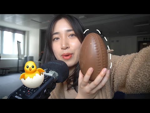ASMR EASTER TRIGGERS - chocolate 🥚🐇 tapping